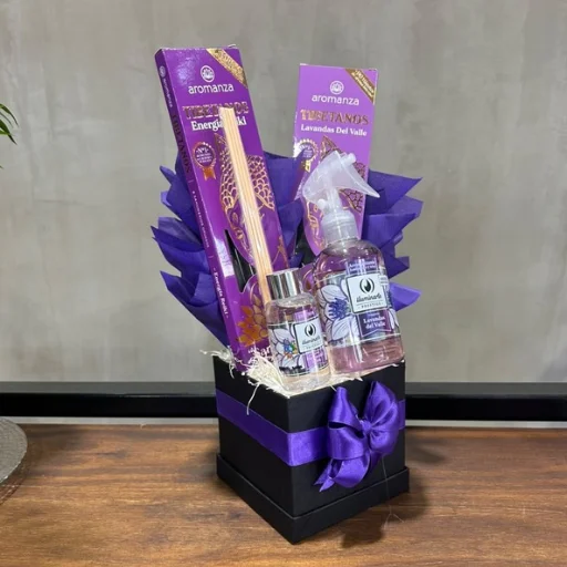 Box de sahumerios y aroma violeta